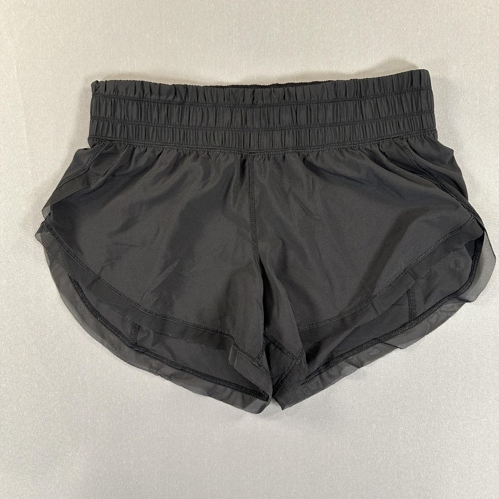 Lululemon Skort Womens‎ 7 Black Lightweight Athletic Mesh Pull On Running Tennis - Picture 3 of 7